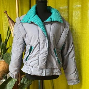 Vintage Ladies Pedigree Snow / Sky Jacket